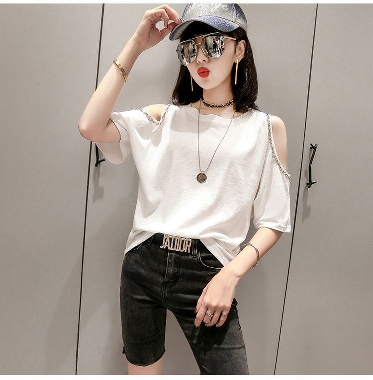 絶対欲しい 好感度UP 海外トレンド カジュアル 全3色 半袖 Tシャツ <U-11939>
