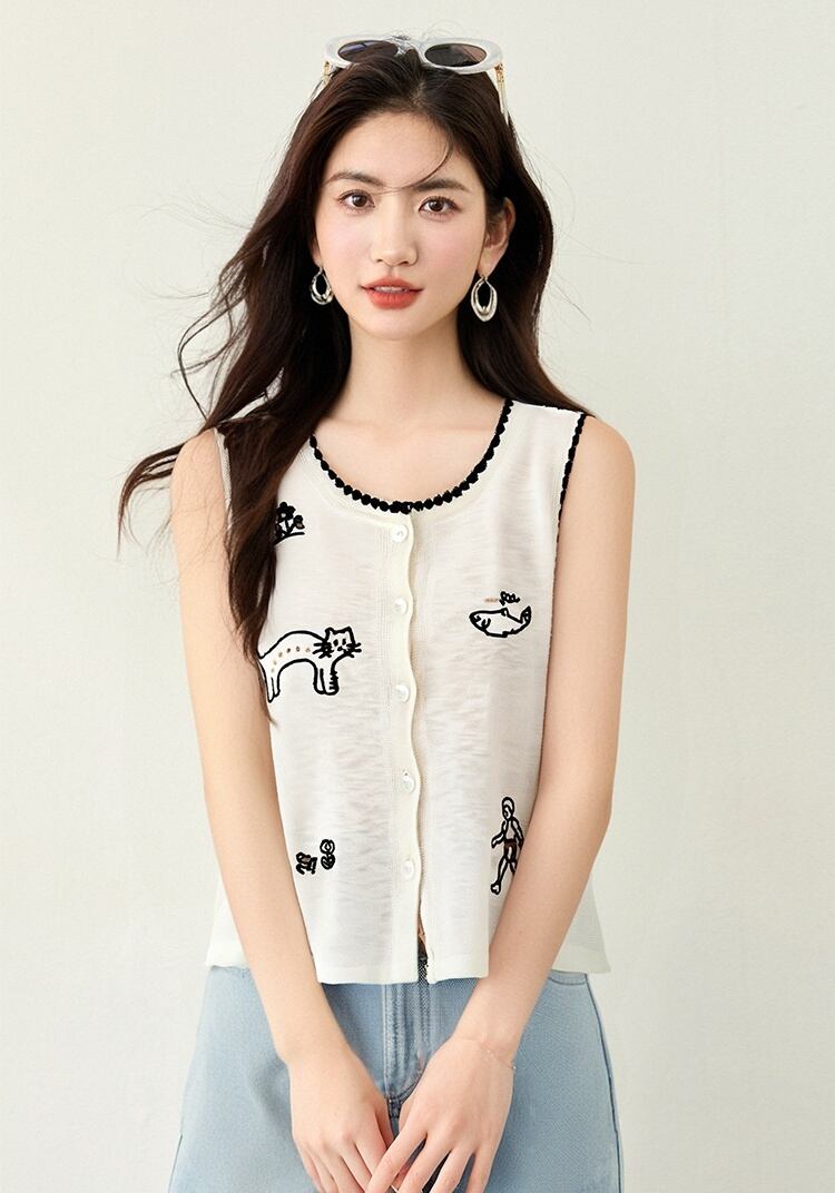 エレガント 早い者勝ち 絶対流行 カジュアル 2色選択 Tシャツ<U-11923>